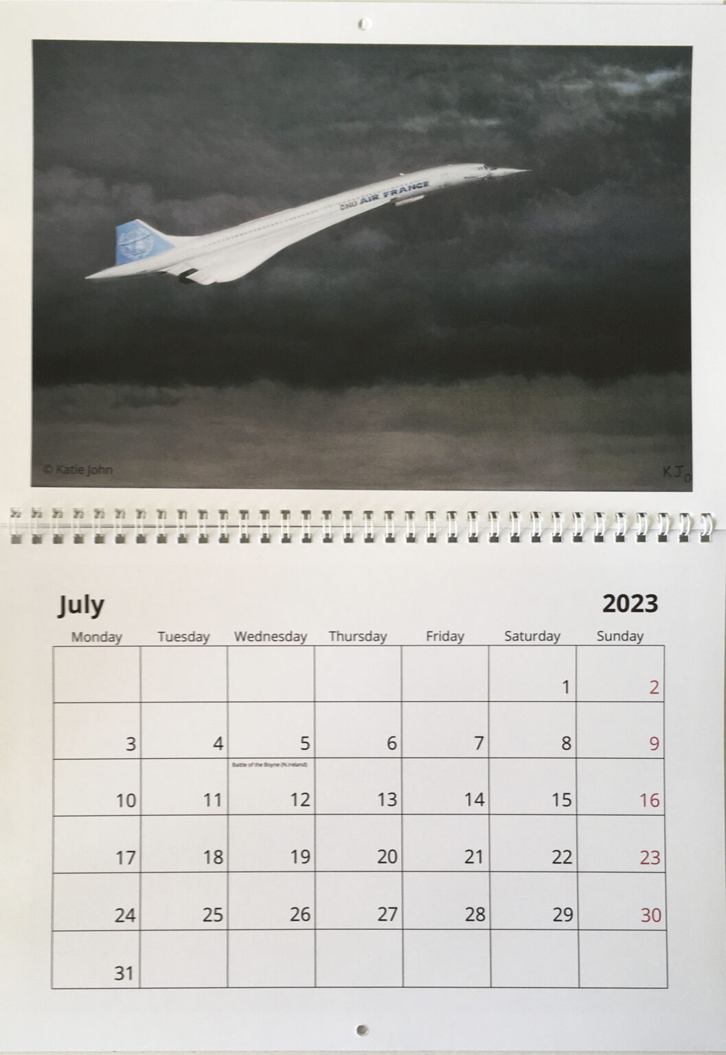 Concorde Gallery doubleA4 calendar 2023 Concorde Gallery
